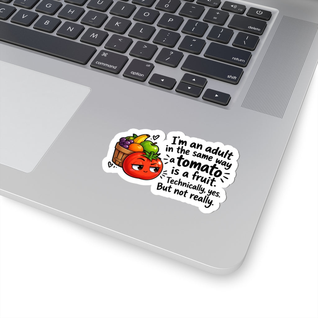Am I an adult? Kiss-Cut Stickers