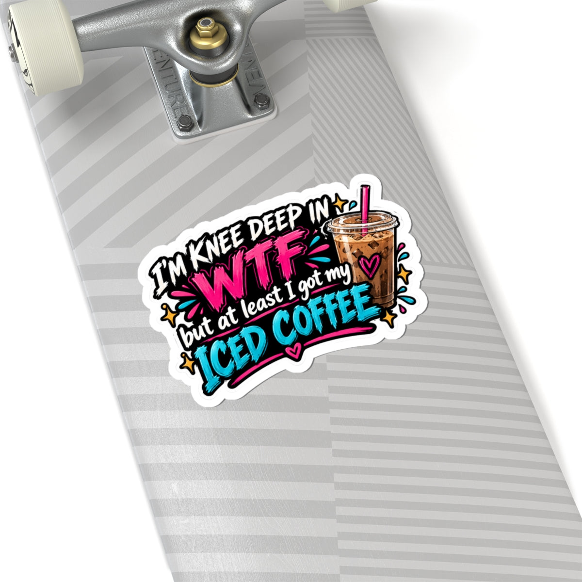 Knee deep Kiss-Cut Stickers