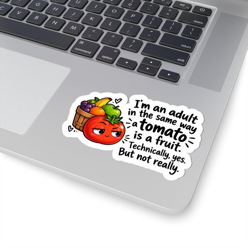 Am I an adult? Kiss-Cut Stickers