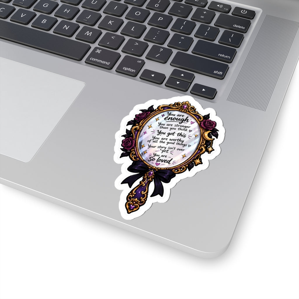 Mirror affirmations Kiss-Cut Stickers