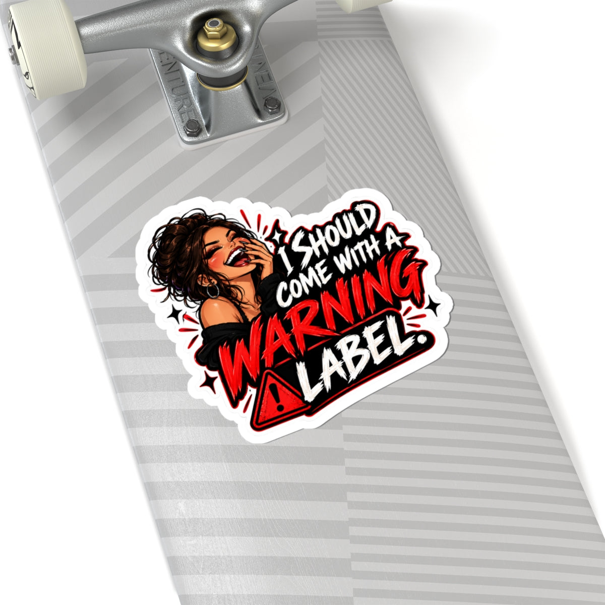 Warning label Kiss-Cut Stickers