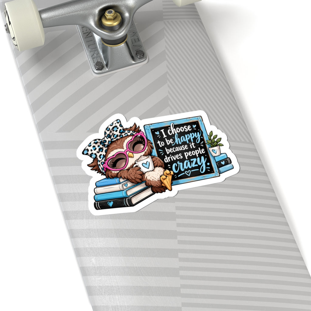 Choose happiness Kiss-Cut Stickers