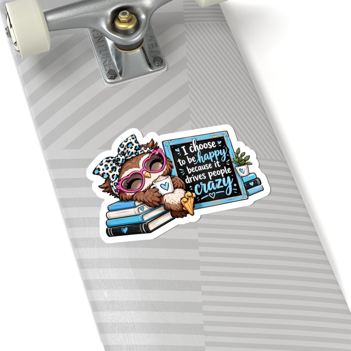 Choose happiness Kiss-Cut Stickers