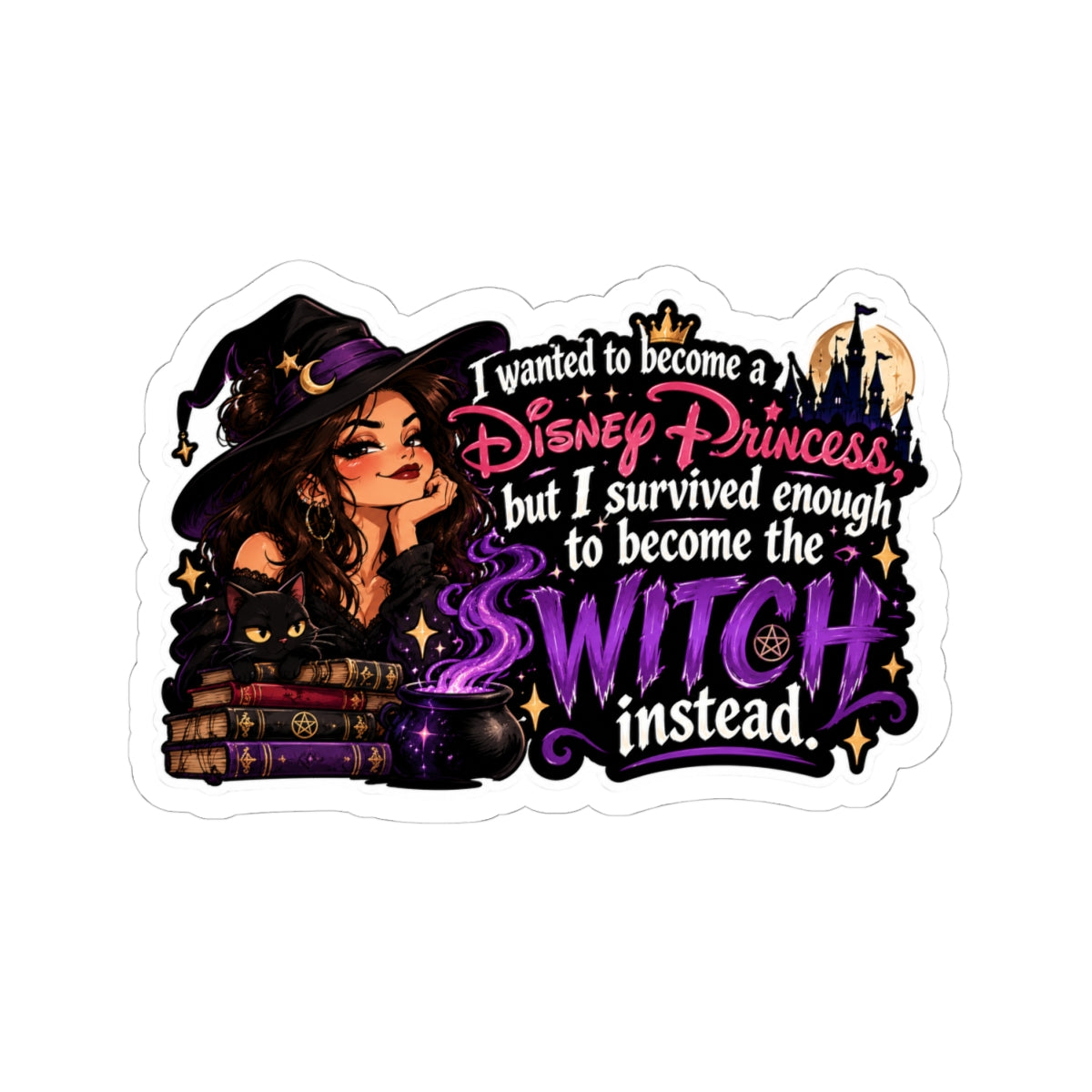 Survived enough Kiss-Cut Stickers