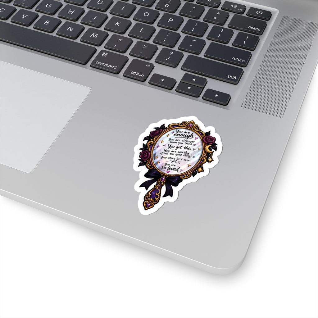 Mirror affirmations Kiss-Cut Stickers