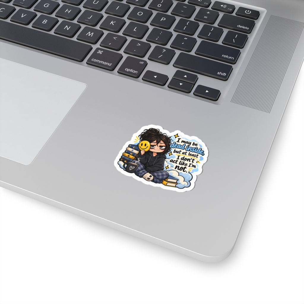 Dead inside Kiss-Cut Stickers