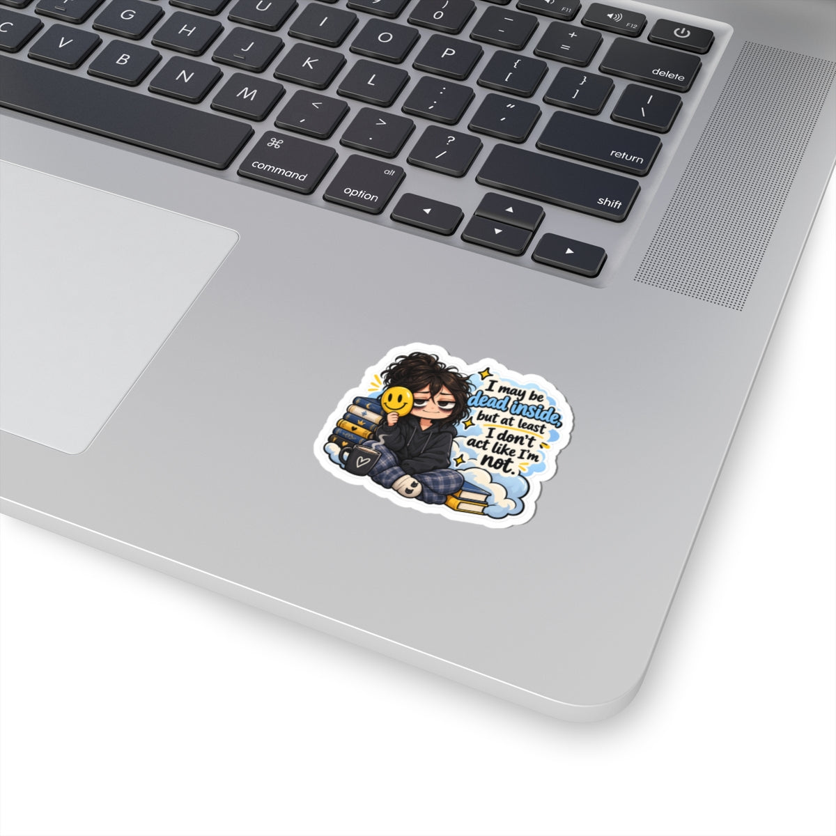 Dead inside Kiss-Cut Stickers