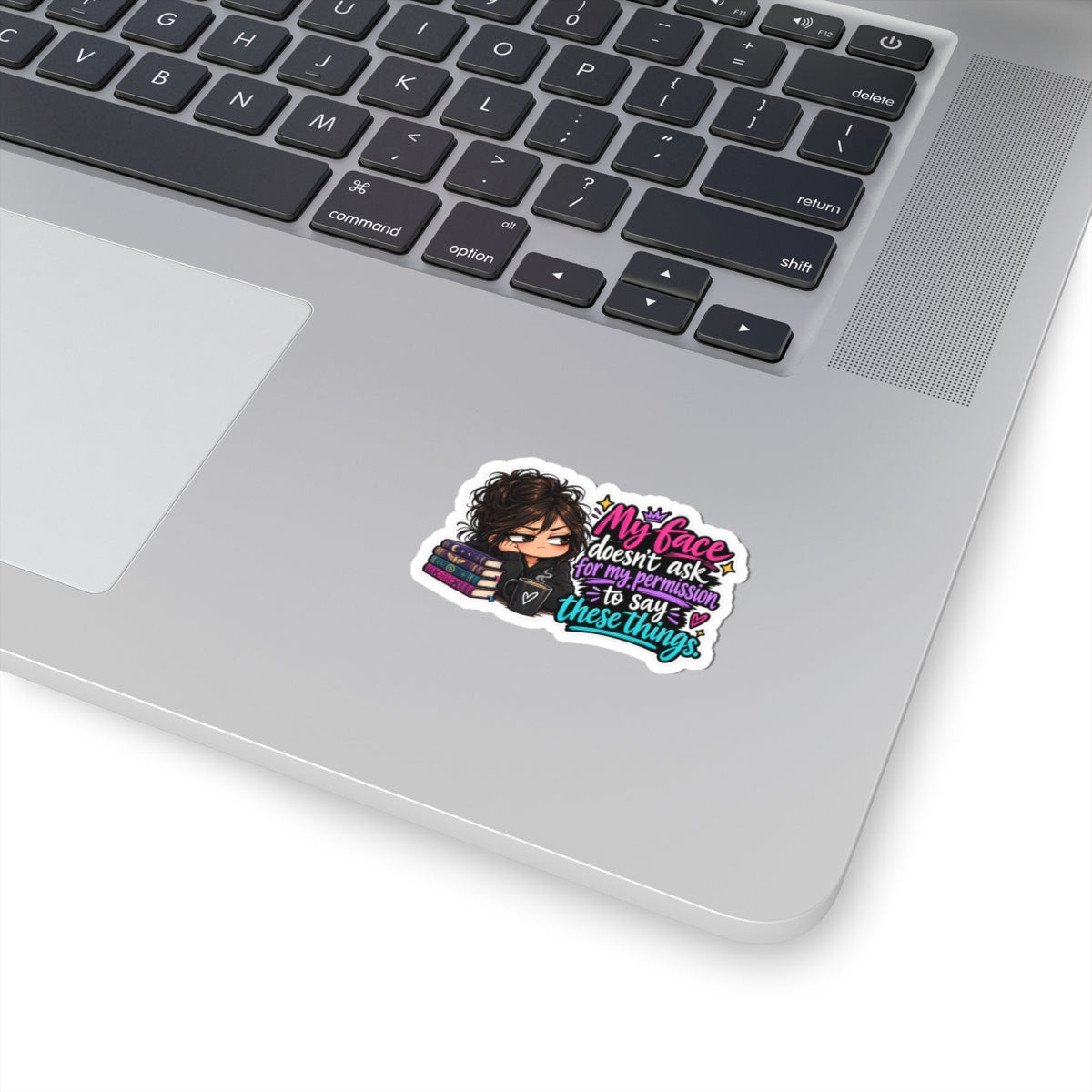 My face Kiss-Cut Stickers