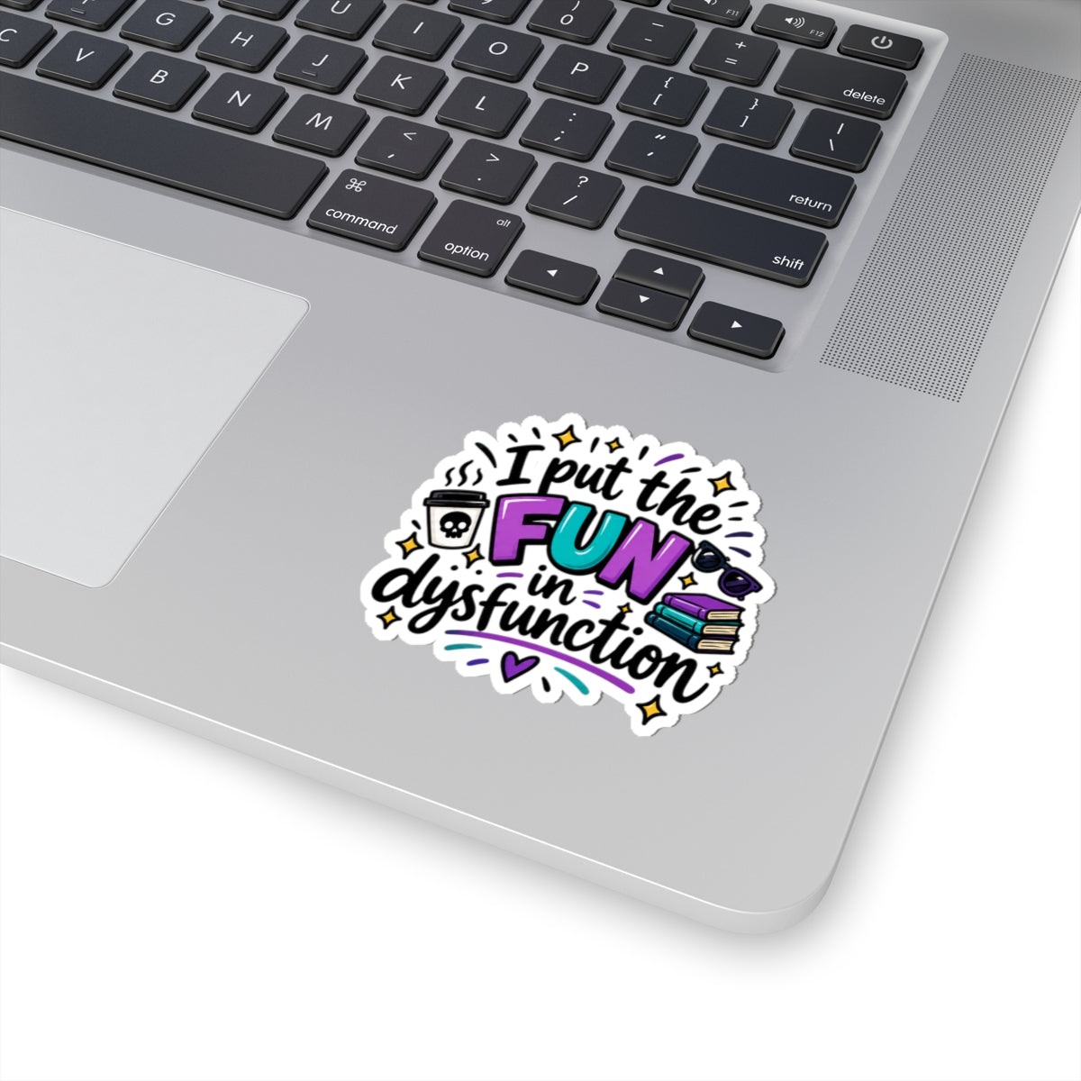 I put the fun Kiss-Cut Stickers