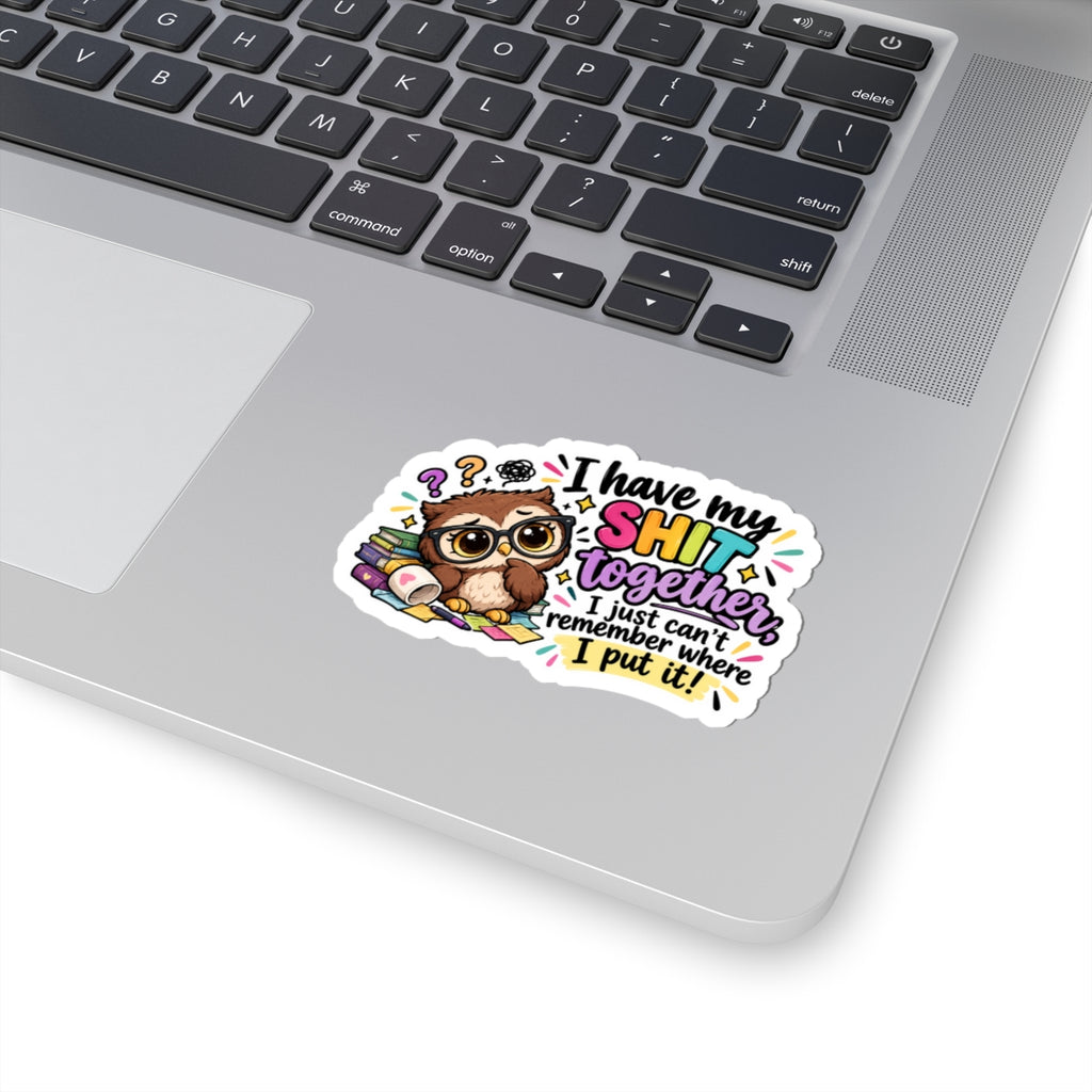 Where I put it Kiss-Cut Stickers