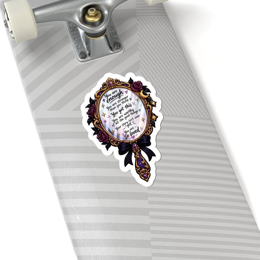 Mirror affirmations Kiss-Cut Stickers