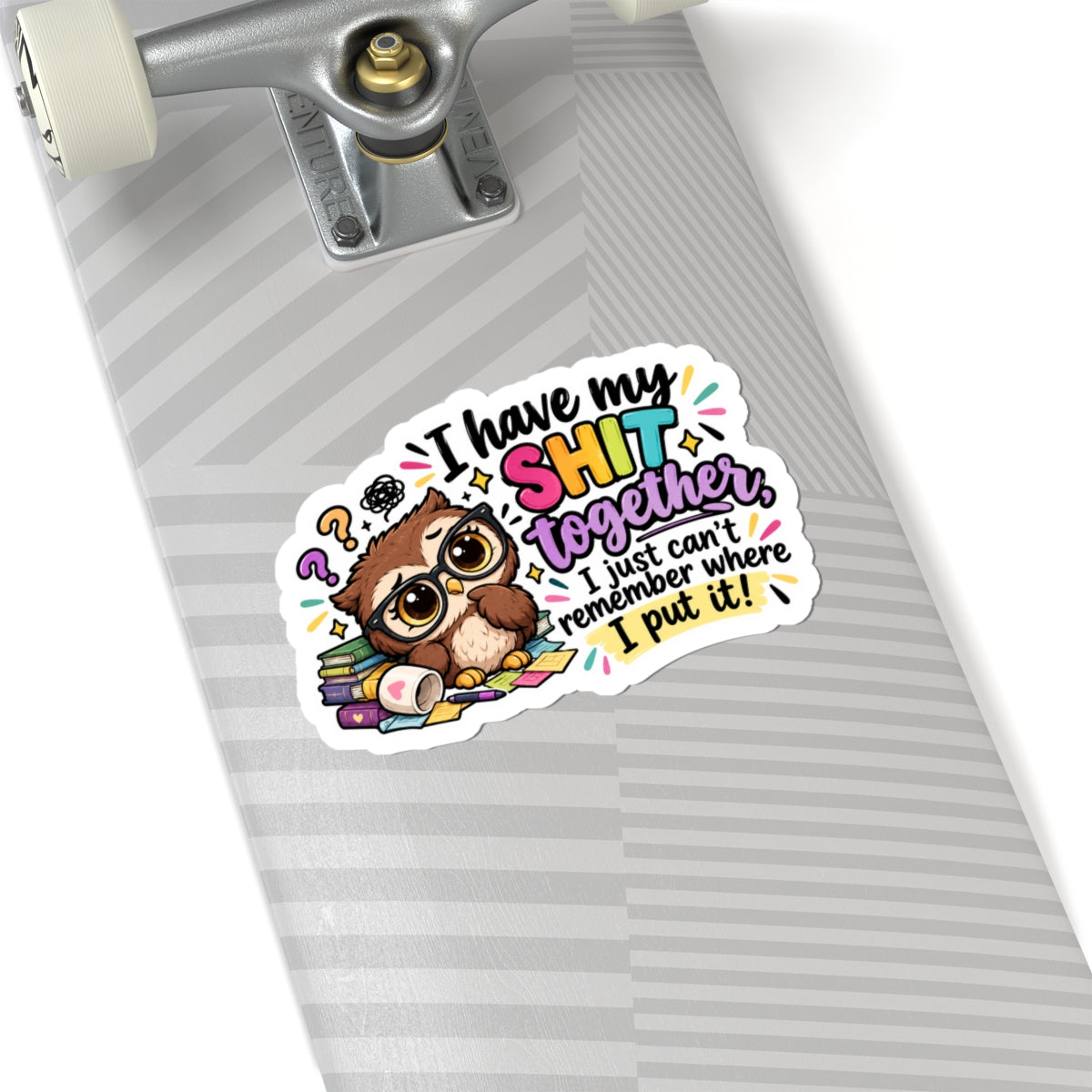 Where I put it Kiss-Cut Stickers