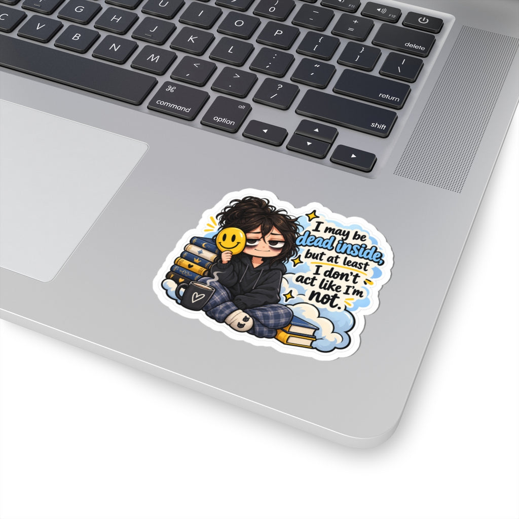 Dead inside Kiss-Cut Stickers