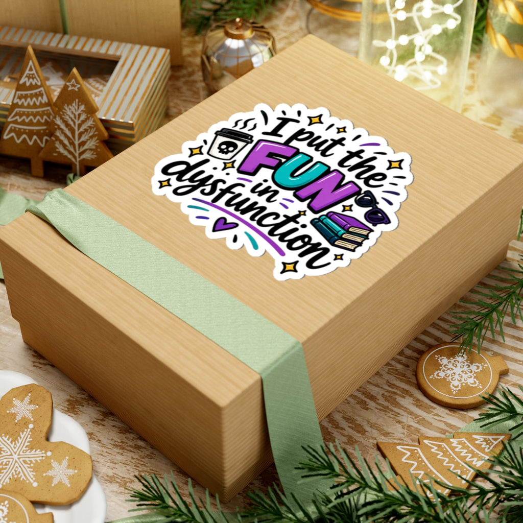 I put the fun Kiss-Cut Stickers