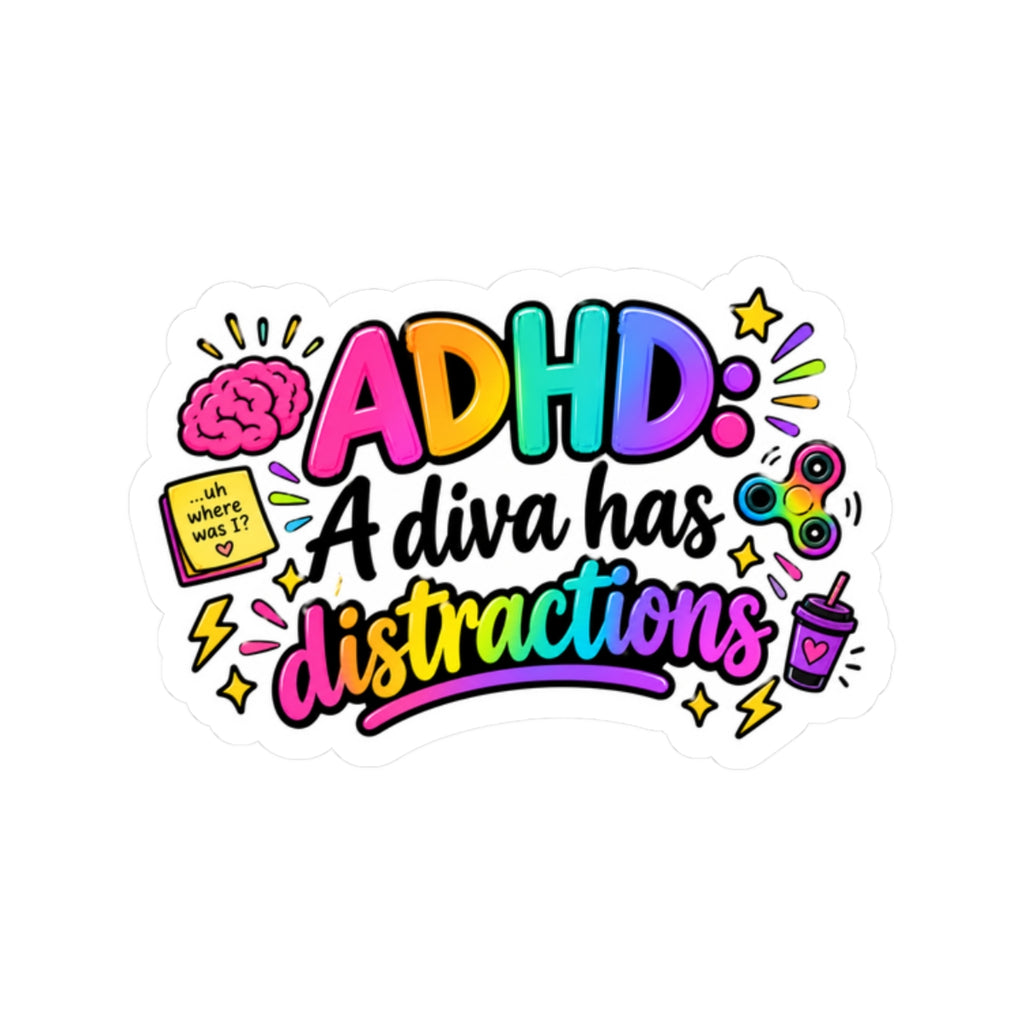 Adhd Kiss-Cut Stickers