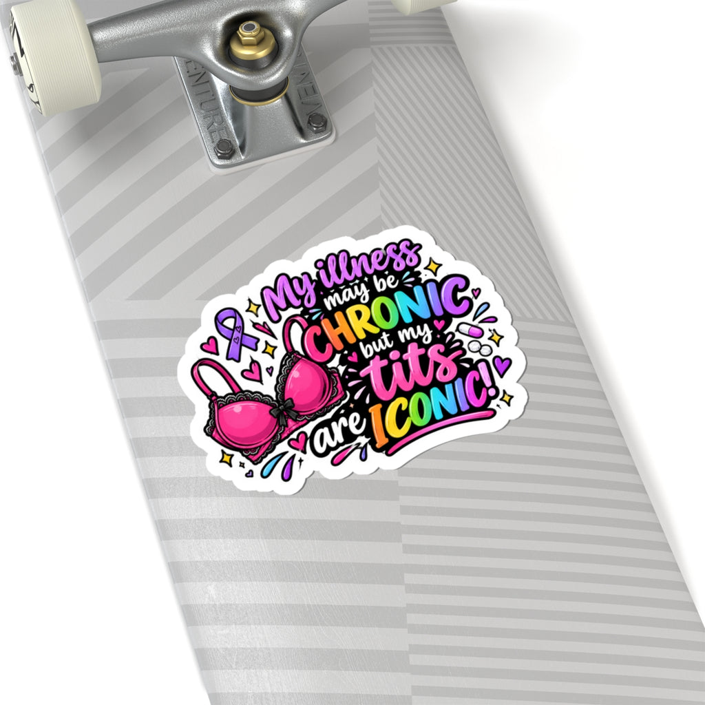 My tits are iconic Kiss-Cut Sticker