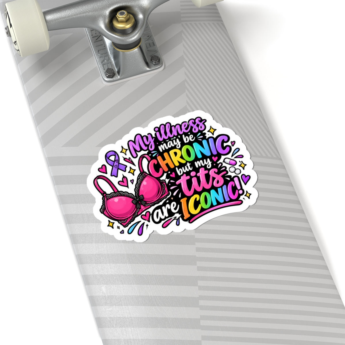 My tits are iconic Kiss-Cut Sticker