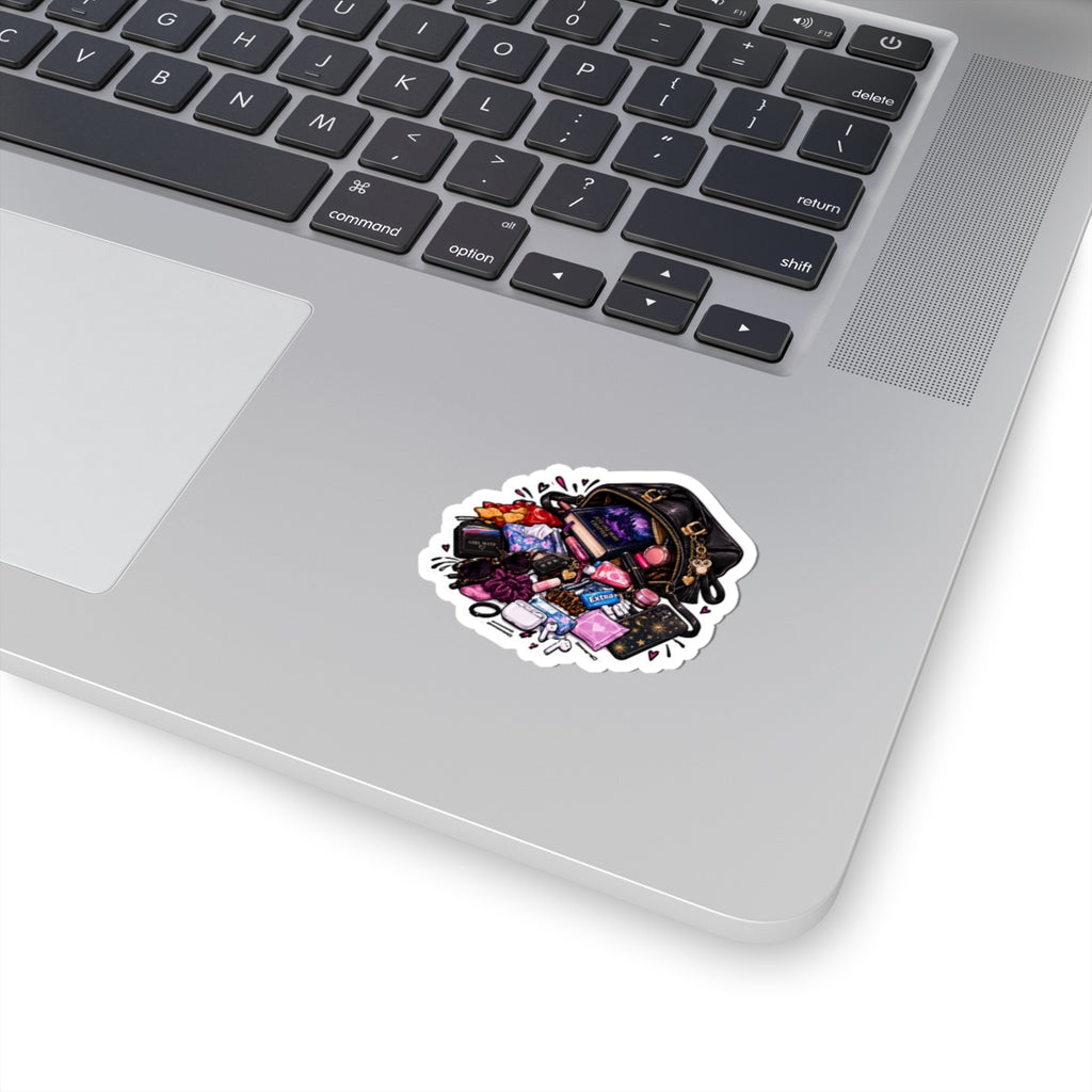 Just the necessities Kiss-Cut Stickers
