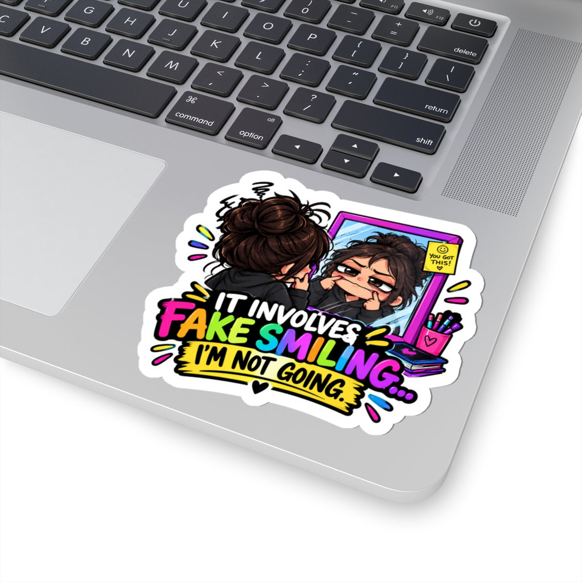 I’m not going Kiss-Cut Stickers