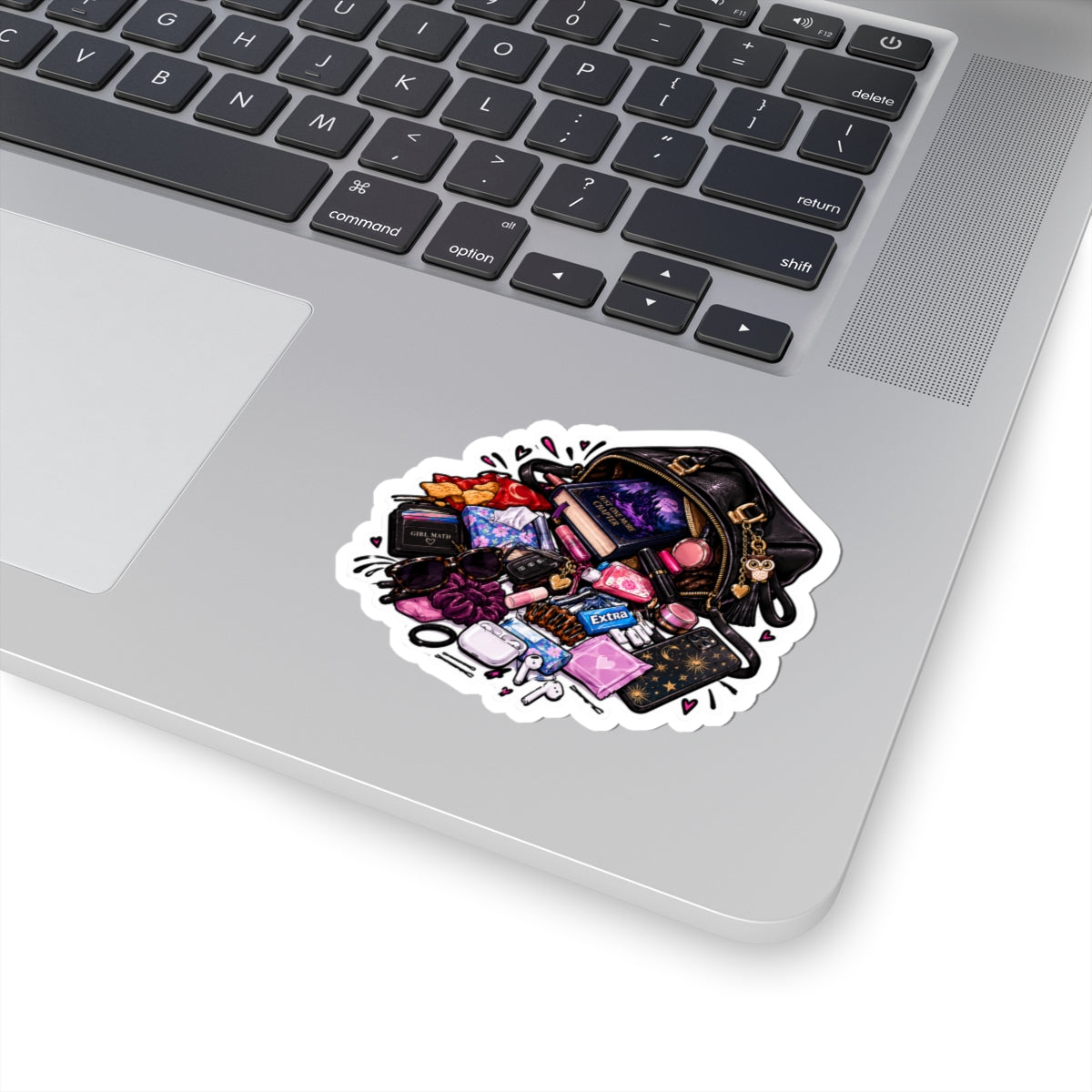 Just the necessities Kiss-Cut Stickers