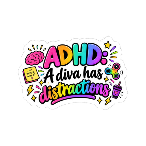 Adhd Kiss-Cut Stickers