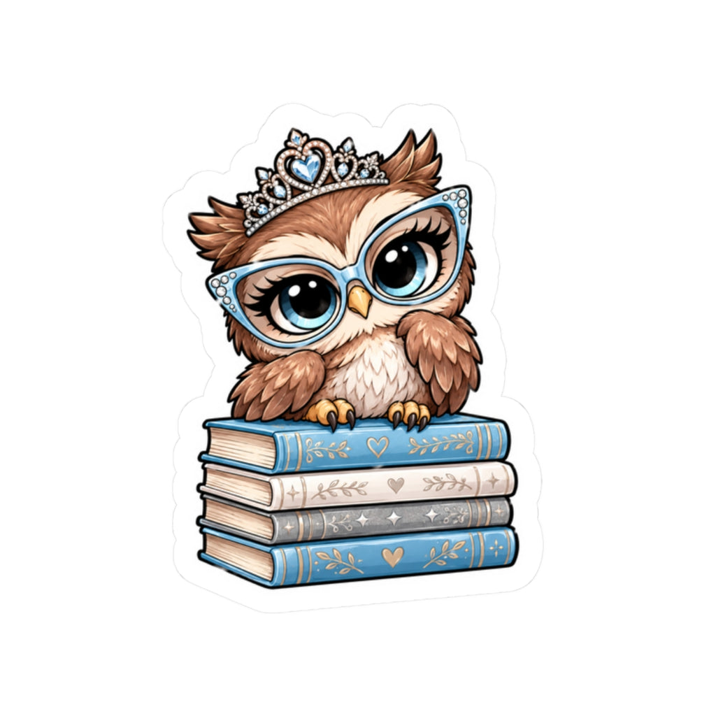 Diva Owl Kiss-Cut Stickers