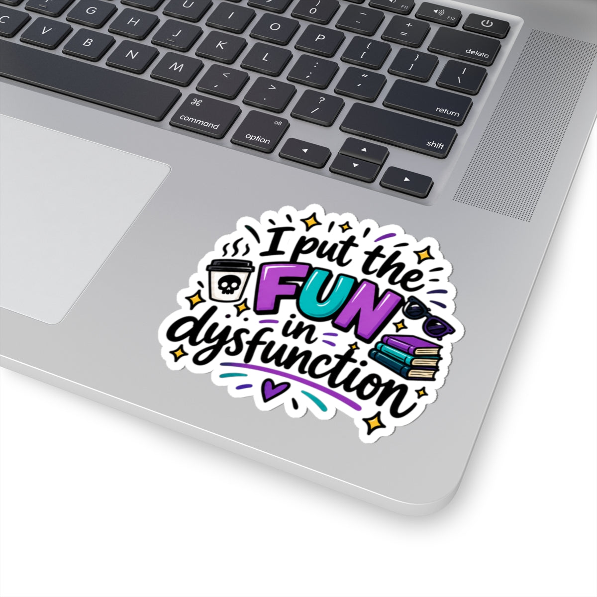 I put the fun Kiss-Cut Stickers