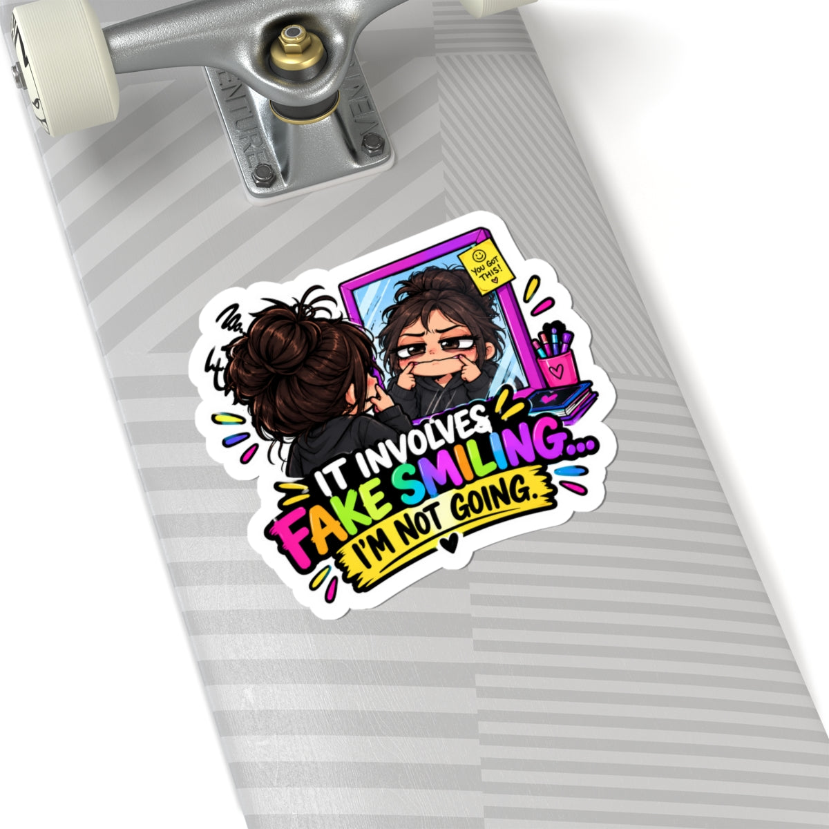 I’m not going Kiss-Cut Stickers