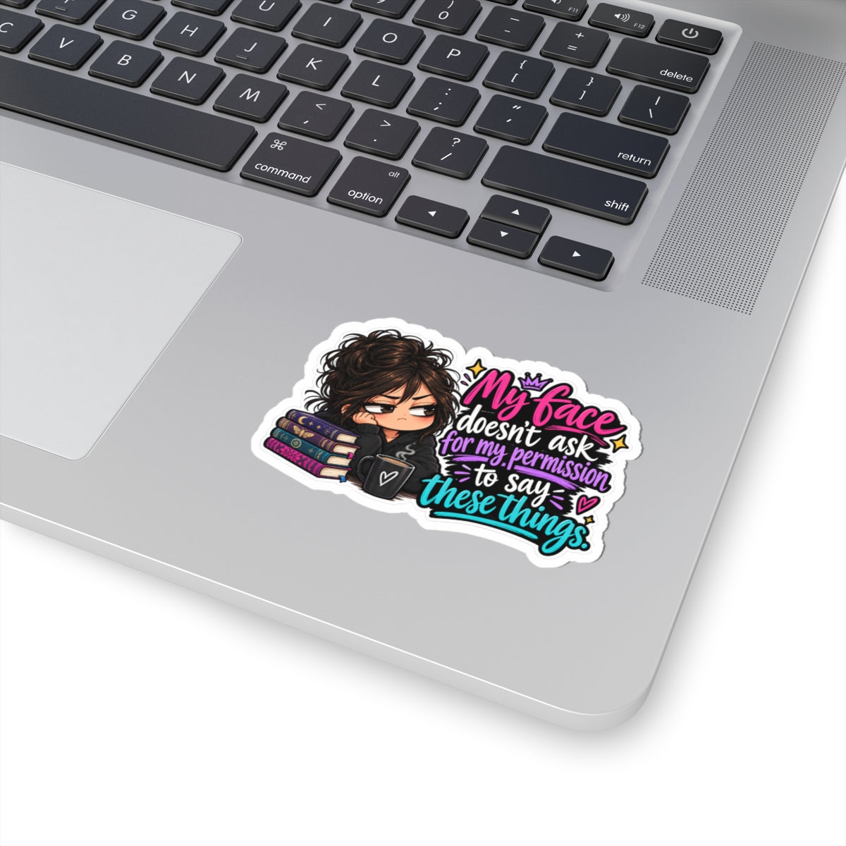 My face Kiss-Cut Stickers