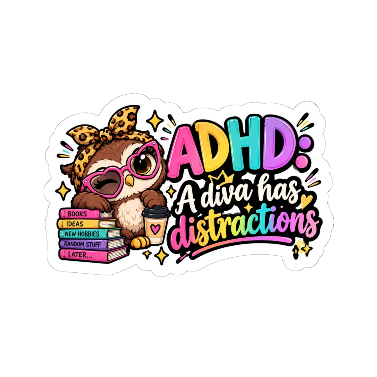 Diva Kiss-Cut Stickers