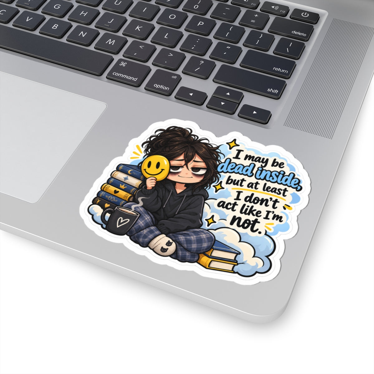 Dead inside Kiss-Cut Stickers