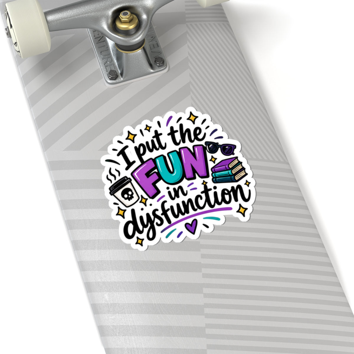 I put the fun Kiss-Cut Stickers