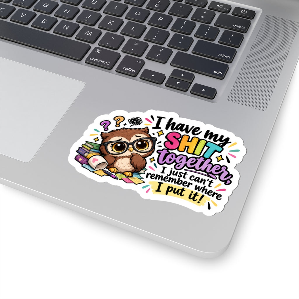 Where I put it Kiss-Cut Stickers